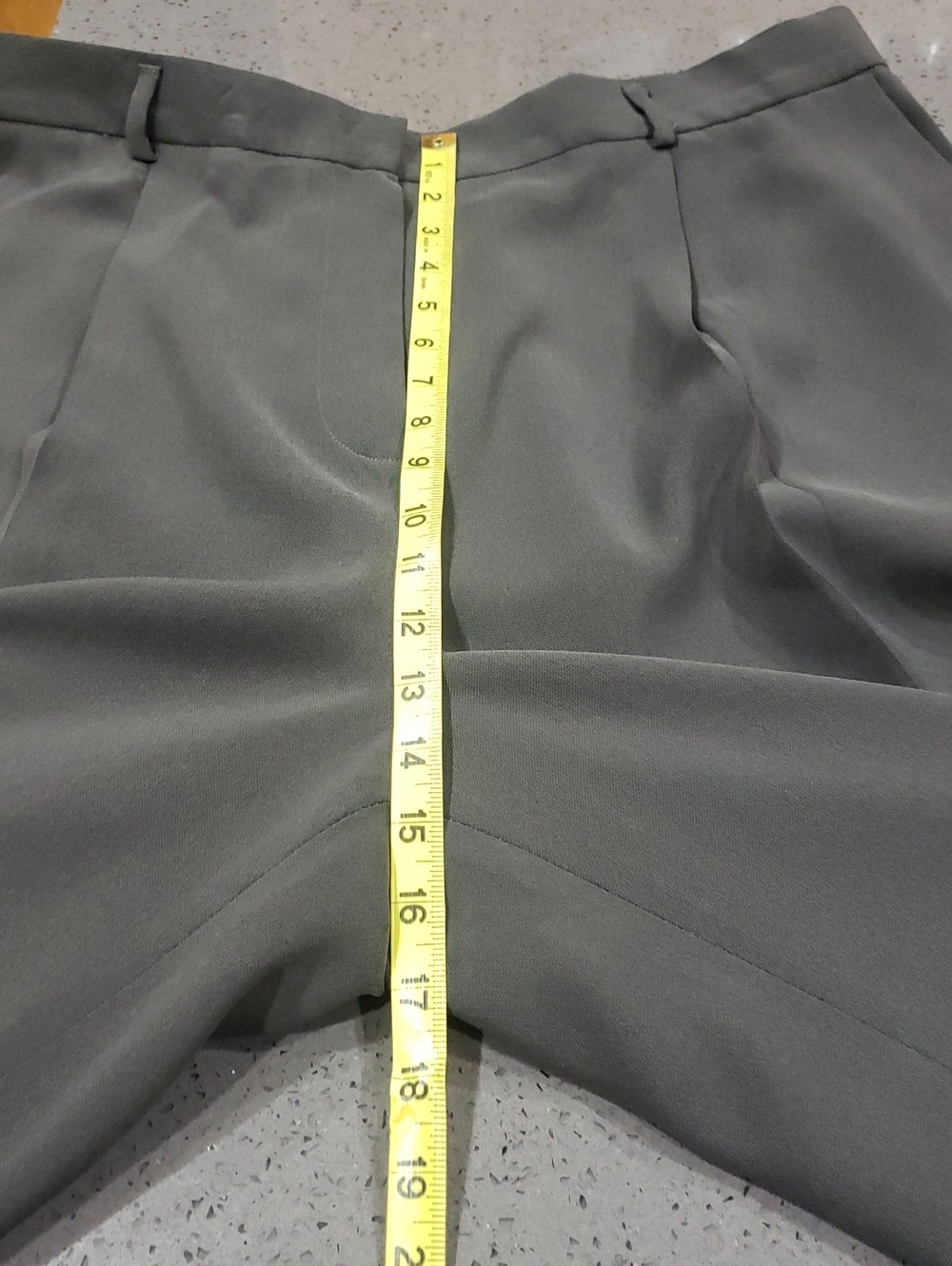 AK Anne Klein Fully Lined Women's Dark Gray Trousers, 18W - Picture 13 of 16